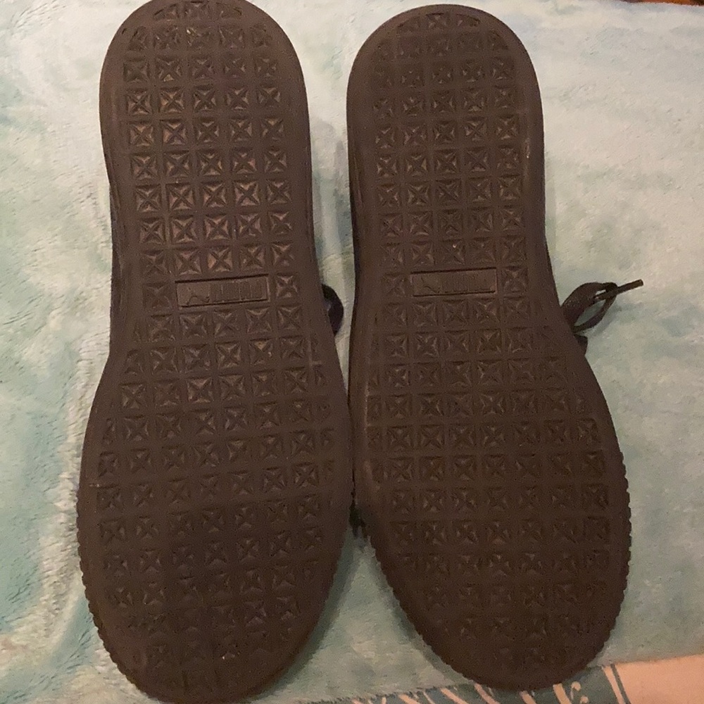 Black Puma Black patent leather look sneaker - Picture 4 of 5